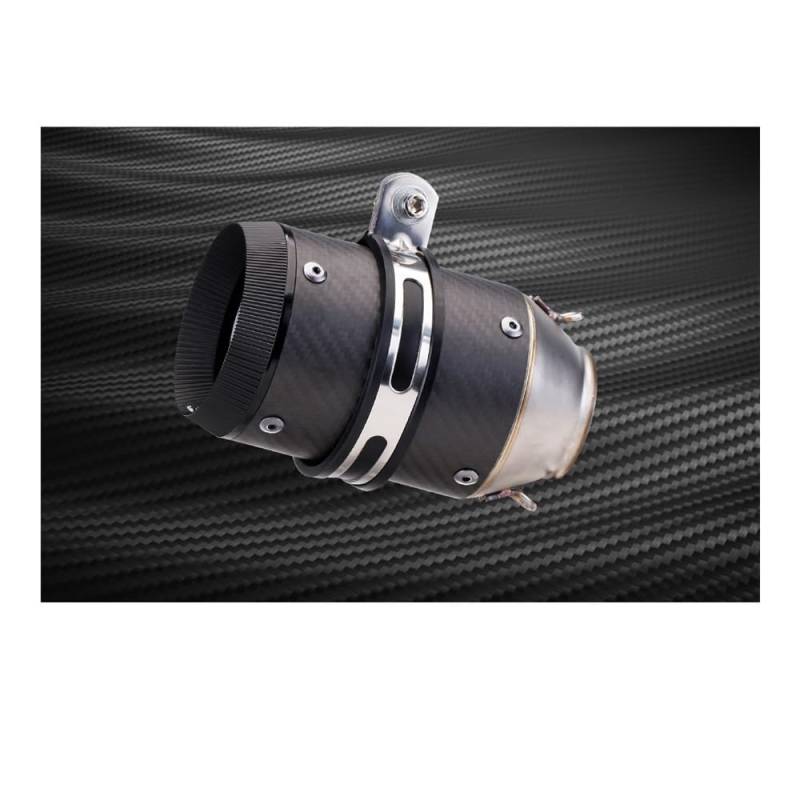LDUTIU Universal 51MM Motorrad Auspuff Schalldämpfer Doppel Loch Auspuffrohr Für 821 Auspuffrohr(Color D) von LDUTIU
