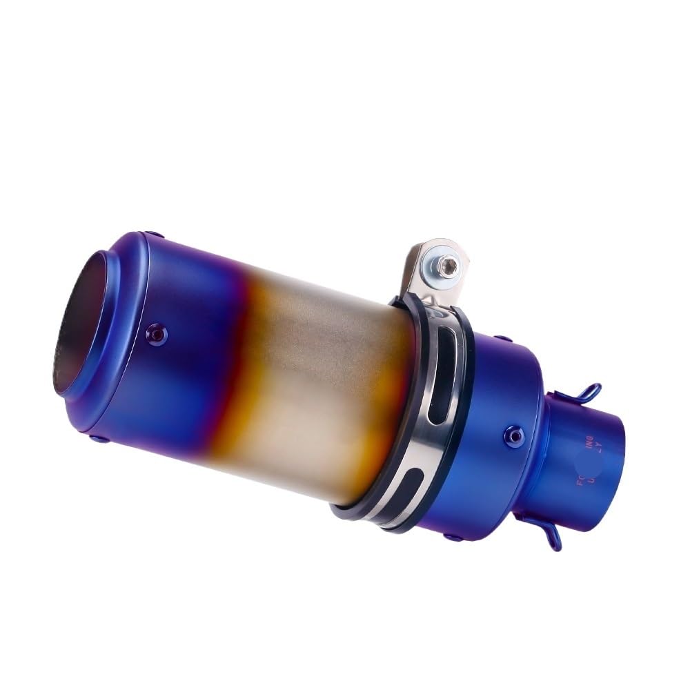 LDUTIU Universal 51mm 60mm Auspuff Motorrad Auspuffrohr Schalldämpfer Auspuff Auspuffrohr(51MM) von LDUTIU
