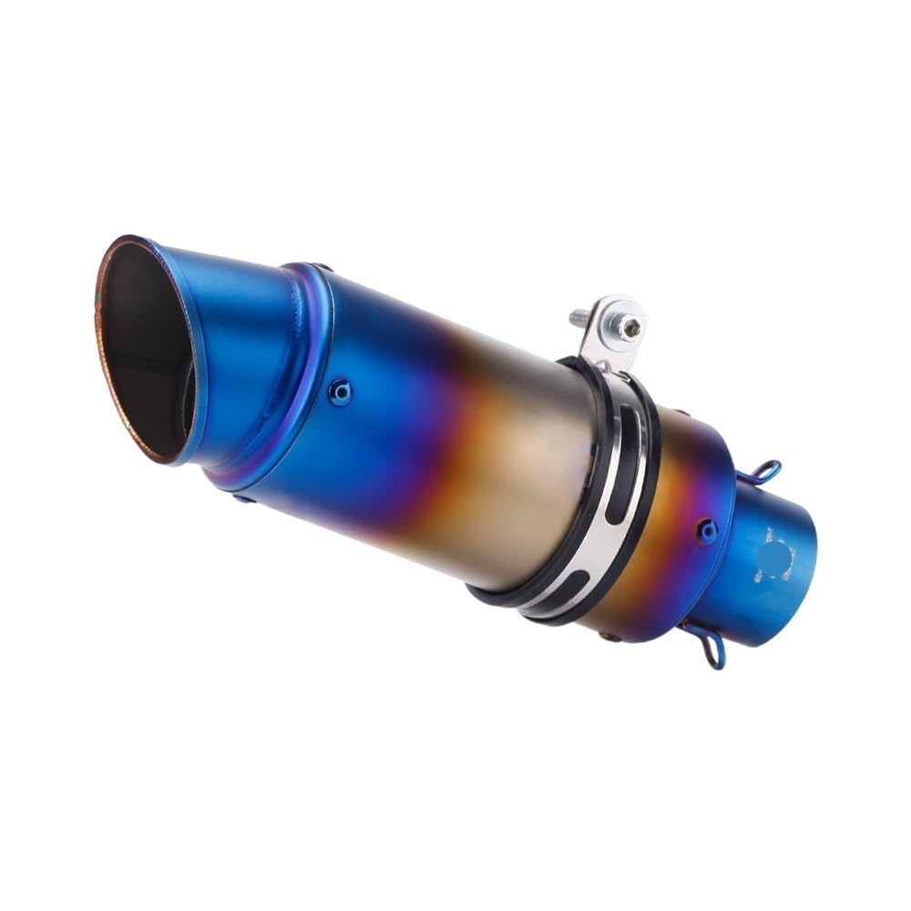 LDUTIU Universal 51mm 60mm Motorrad Auspuffrohr Moto Schalldämpfer Für R25 Für Z750 Für R3 Für MT07 Für MT09 Auspuffrohr(60MM) von LDUTIU