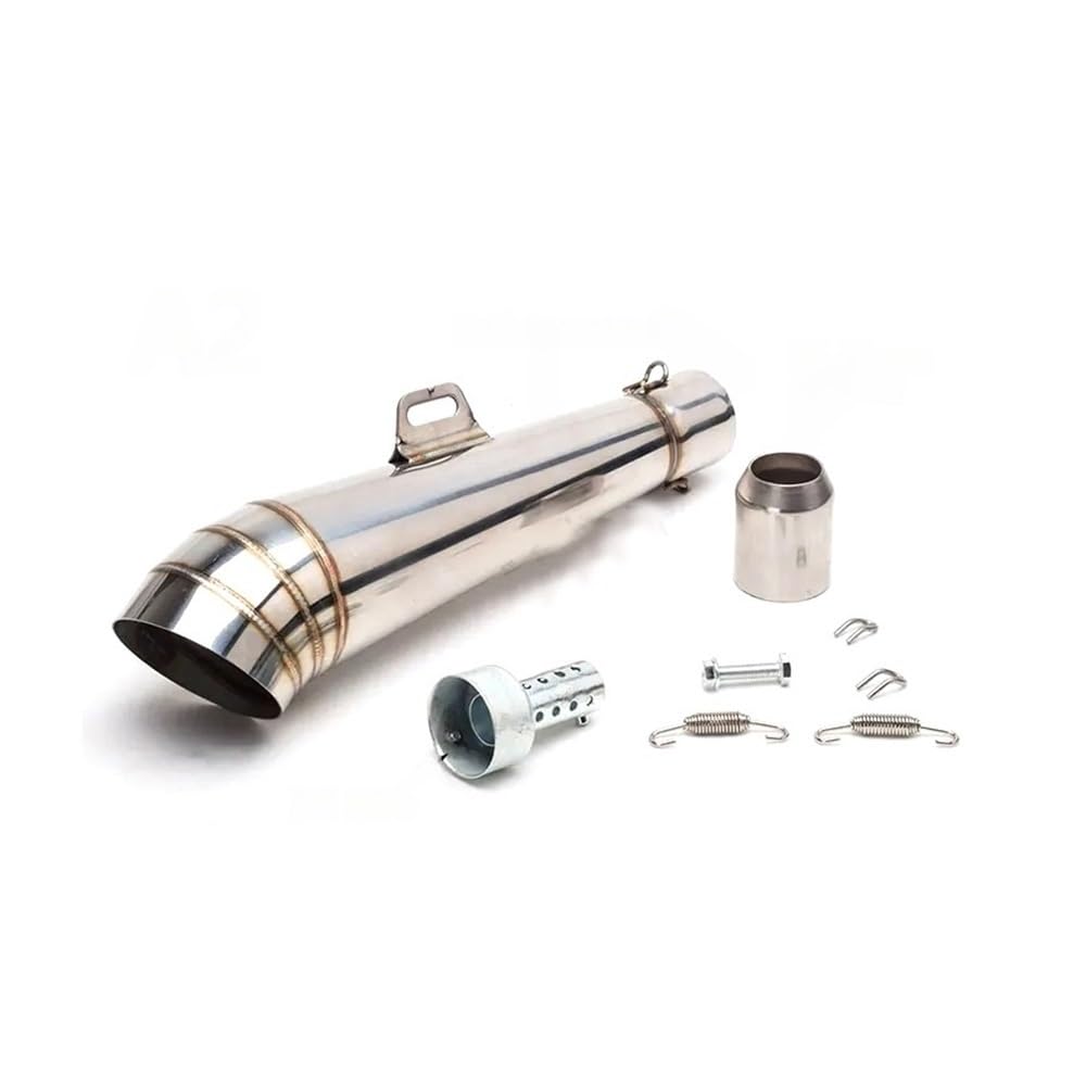 LDUTIU Universal 51mm Motorrad Auspuff Schalldämpfer Für FZ1 Für R6 Für R15 Für Zx6r Für ZX10 Für Z900 1000 Für CBR1000 Für GSXR1000 Auspuffrohr(Color A2) von LDUTIU