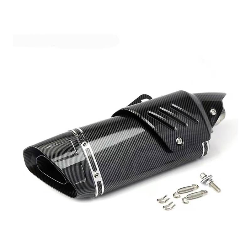 LDUTIU Universal 51mm Motorrad Auspuff Schalldämpfer Für Ninja Für Z 400 250 Für Z900 Für Zx6r Für R6 Auspuffrohr(Color-B) von LDUTIU