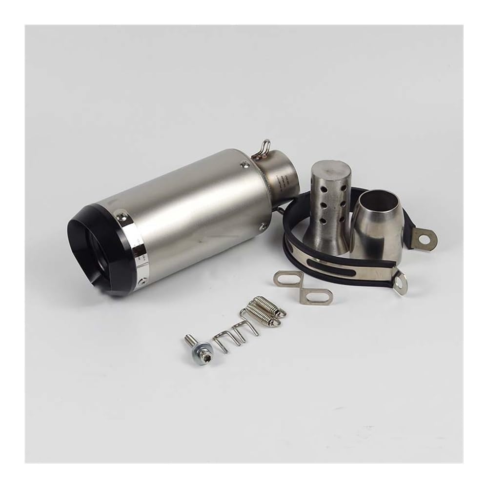 LDUTIU Universal 51mm Motorrad Auspuffrohr Moto Slip-on Schalldämpfer Für ER6N Für Z800 Für Z900 Für Zx10r Für CB650F Auspuffrohr(Color A) von LDUTIU