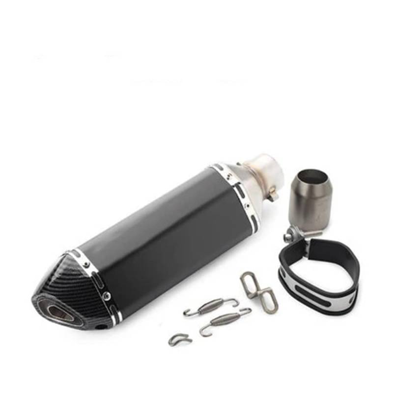 LDUTIU Universal Motorrad Auspuff Schalldämpfer Rohr 250cc-1200cc Für Auspuffrohr(G 370mm) von LDUTIU