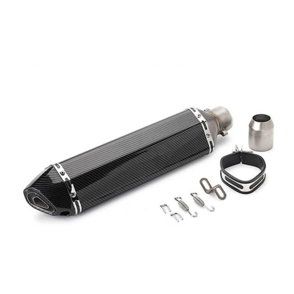 LDUTIU Universal Motorrad Auspuff Schalldämpfer Rohr 250cc-1200cc Für Auspuffrohr(L 470mm) von LDUTIU