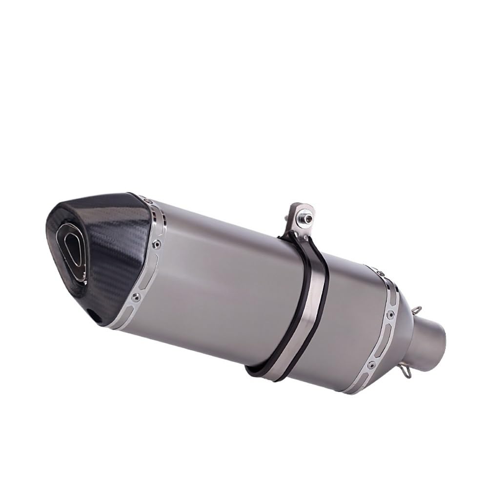 LDUTIU Universal Motorrad Auspuffrohr 51MM Modifizierter Schalldämpfer Für Z900 Für MT07 Für NINJA250 Für GSX-S750 Auspuffrohr(Color D) von LDUTIU