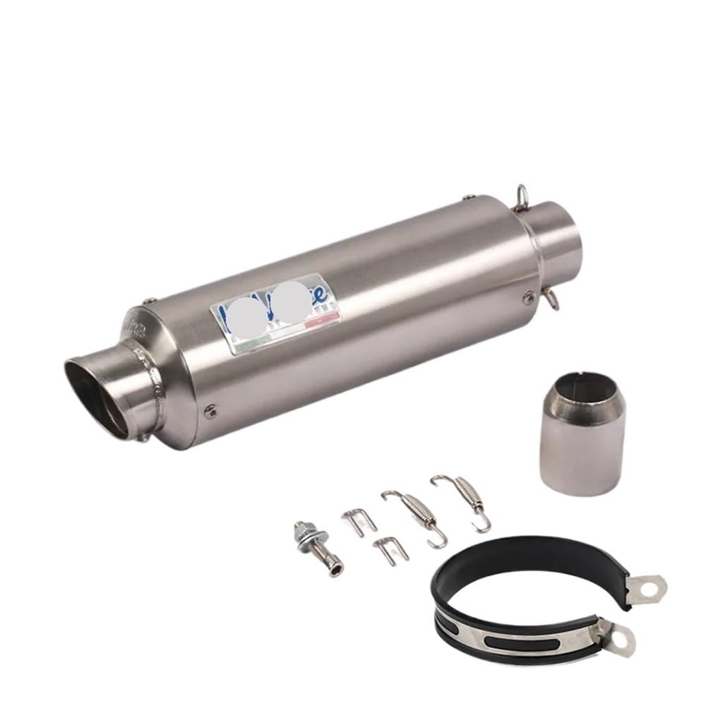 LDUTIU Universal Motorrad Echt Slip Auf Auspuffrohr Schalldämpfer Moto Für R1 Für R3 Für R6 Für CBR300 Auspuffrohr(Color A) von LDUTIU