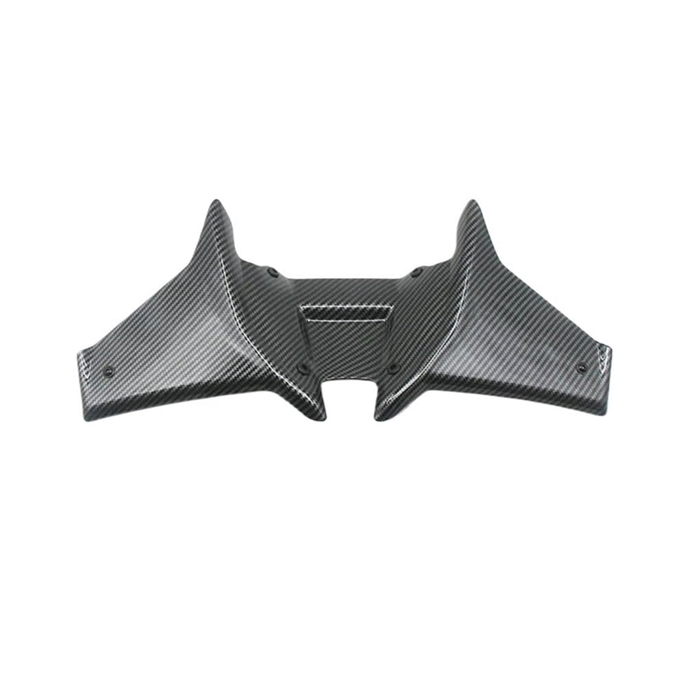 Motorrad Sport Abtrieb Forntal Spoiler Aerodynamische Flügel Deflektor Zubehör Für CB750 Für Hornet Für Cb 750 2023 2024(Carbon Fiber Look) von LDUTIU