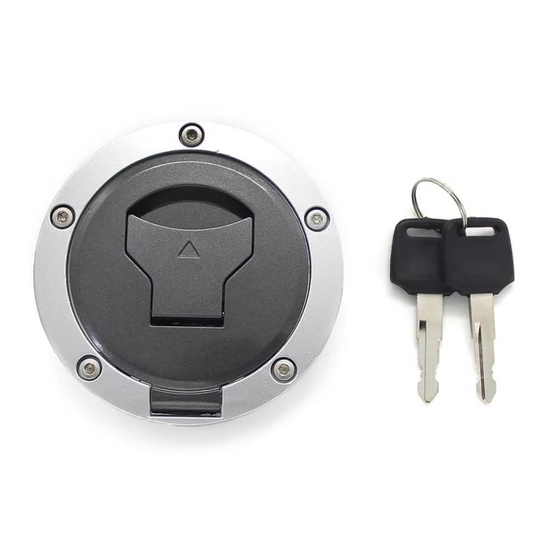 Motorrad Benzintankkappe Motorrad Zündung Kraftstoff Gas Tank Cap Cover Lock Für Ho&nd&a GROM125 AC CBR1000RA CBR1000RR CBR1000S 17620-K26-B01 17620-MJE-D02 von LDWPMFD
