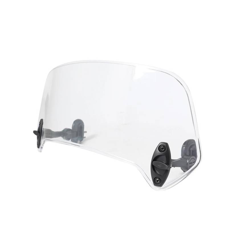 Motorrad Verkleidung Für Alle Motorradmodelle Windschutzscheibenverlängerung Verstellbarer Spoiler Clamp-On Windschutzscheibenabweiser Geeignet von LDWPMFD