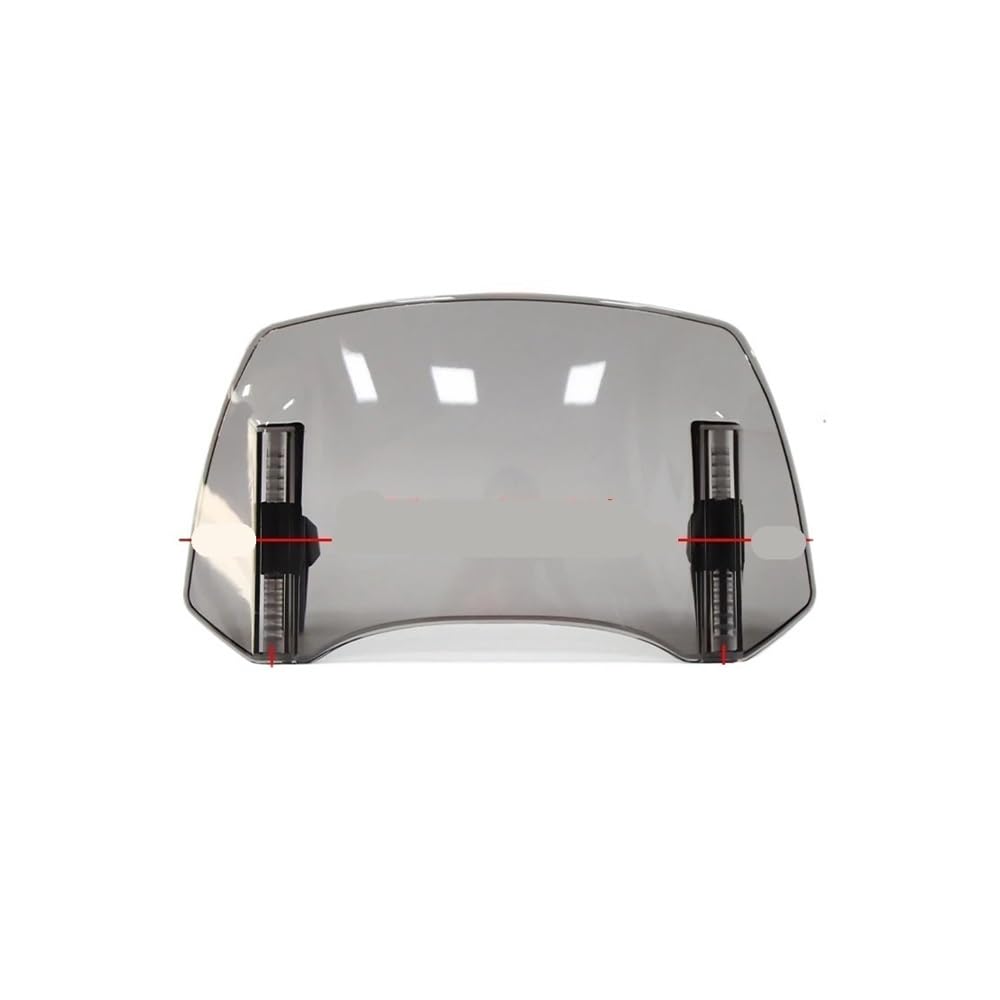 Motorrad Verkleidung Für Ho&nd&a Frica Twin CB500X Heighten Windschutzscheibe Motorrad Universal Windschutzscheibe Verlängerung Einstellbare Spoiler Clamp-On Motorrad Verkleidung Für Ho&nd&a Frica Twin CB500X Heighten Windschutzscheibe Motorrad Universal Windschutzscheibe Verlängerung Einstellbare Spoiler Clamp-On von LDWPMFD