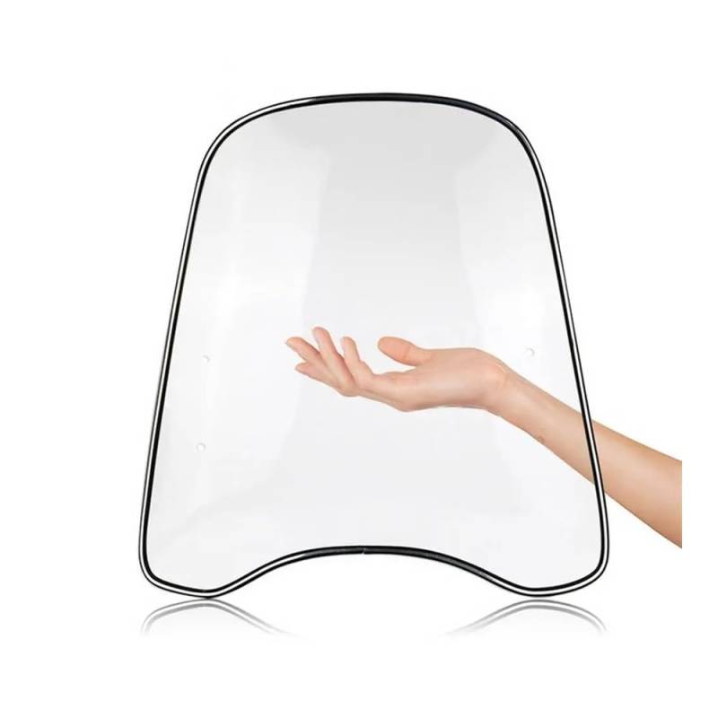 Motorrad Verkleidung Motorrad Universal Windschutzscheibe Für Transparent Batterie Auto Blinkende Dreirad Montage Motorräder Deflektor von LDWPMFD