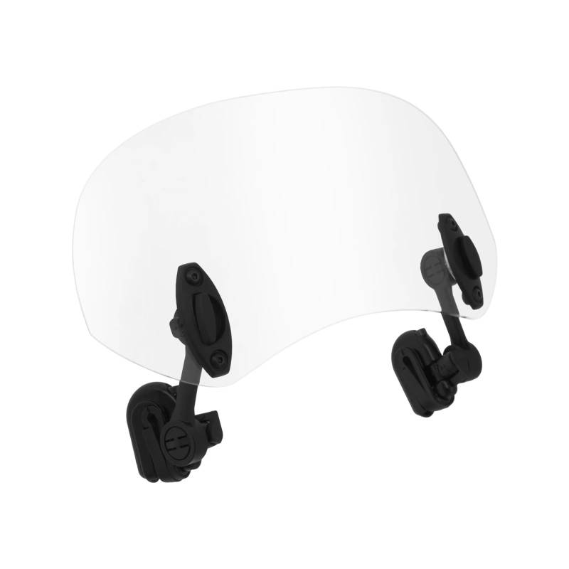 Motorrad Verkleidung Motorrad Windschutzscheibenverlängerung, Einstellbarer Spoiler, Für Anklemmen, Windschutzscheibe, Windabweiser Für Ha&rley Für YaVmaha Für Suzuki von LDWPMFD