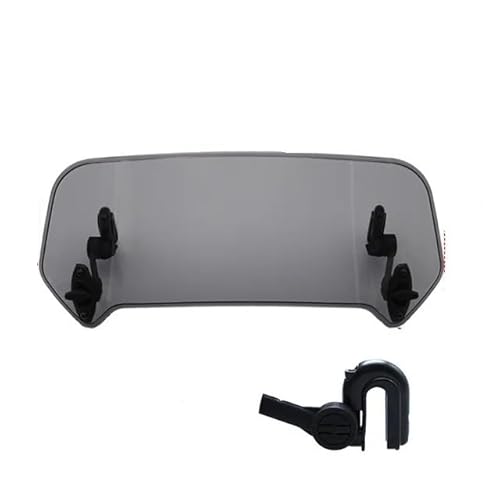 Motorrad Verkleidung Universal Einstellbare Windschutzscheibe Windschutzscheibe Verlängerung Spoiler Windabweiser von LDWPMFD