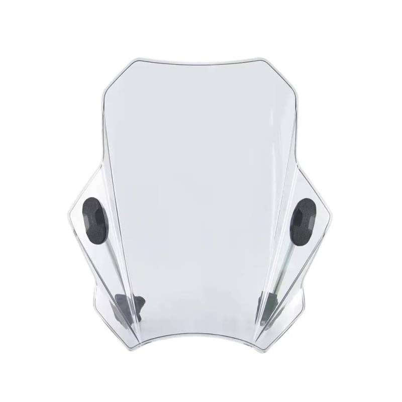 Motorrad Verkleidung Universal Motorrad Lenker Windschutzscheibe Windschutz Double Bubble Screen Für YaVmaha MT07 MT09 MT25 SR400 YZF-R6 FZ07 FZ09 MT03 von LDWPMFD