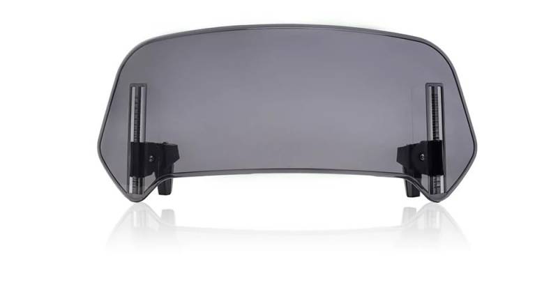 Motorrad Verkleidung Universal Motorrad Windschutzscheibe Verlängerung Einstellbare Spoiler Clamp-Auf Windschutzscheibe Windabweiser Für B&M&W von LDWPMFD