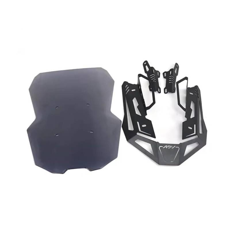 Motorrad Verkleidung Windschutzscheibe Für Ho&nd&a ADV 160 2022-2024 Mehrfarbige Frontscheibe Windschutzscheibe Motorrad Wind Schild Deflektor Adv160 von LDWPMFD
