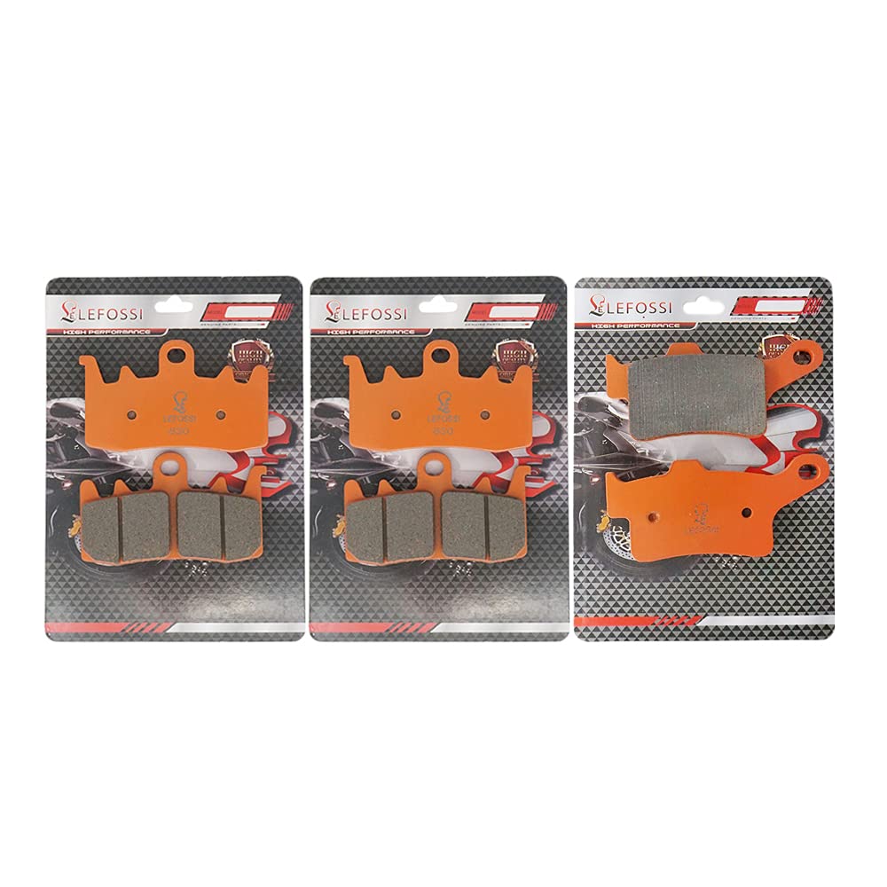 LE LEFOSSI Motorrad Kohlefaser Bremsbeläge vorne hinten Für Kompatibel mit Can Am Spyder F3-S SE6/SM6 Spyder F3/F3-T 15-17 FA630F FA631R LE LEFOSSI Motorrad Kohlefaser Bremsbeläge vorne hinten Für Kompatibel mit Can Am Spyder F3-S SE6/SM6 Spyder F3/F3-T 15-17 FA630F FA631R von LE LEFOSSI