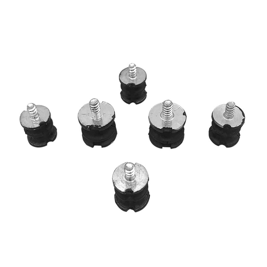 Verbesserter Puffergummi, 6 Stück, AV- Pufferhalterung, Ersatzisolator, Absorber-Puffer für 61 66 133 136 141 272S von LEADSDGE