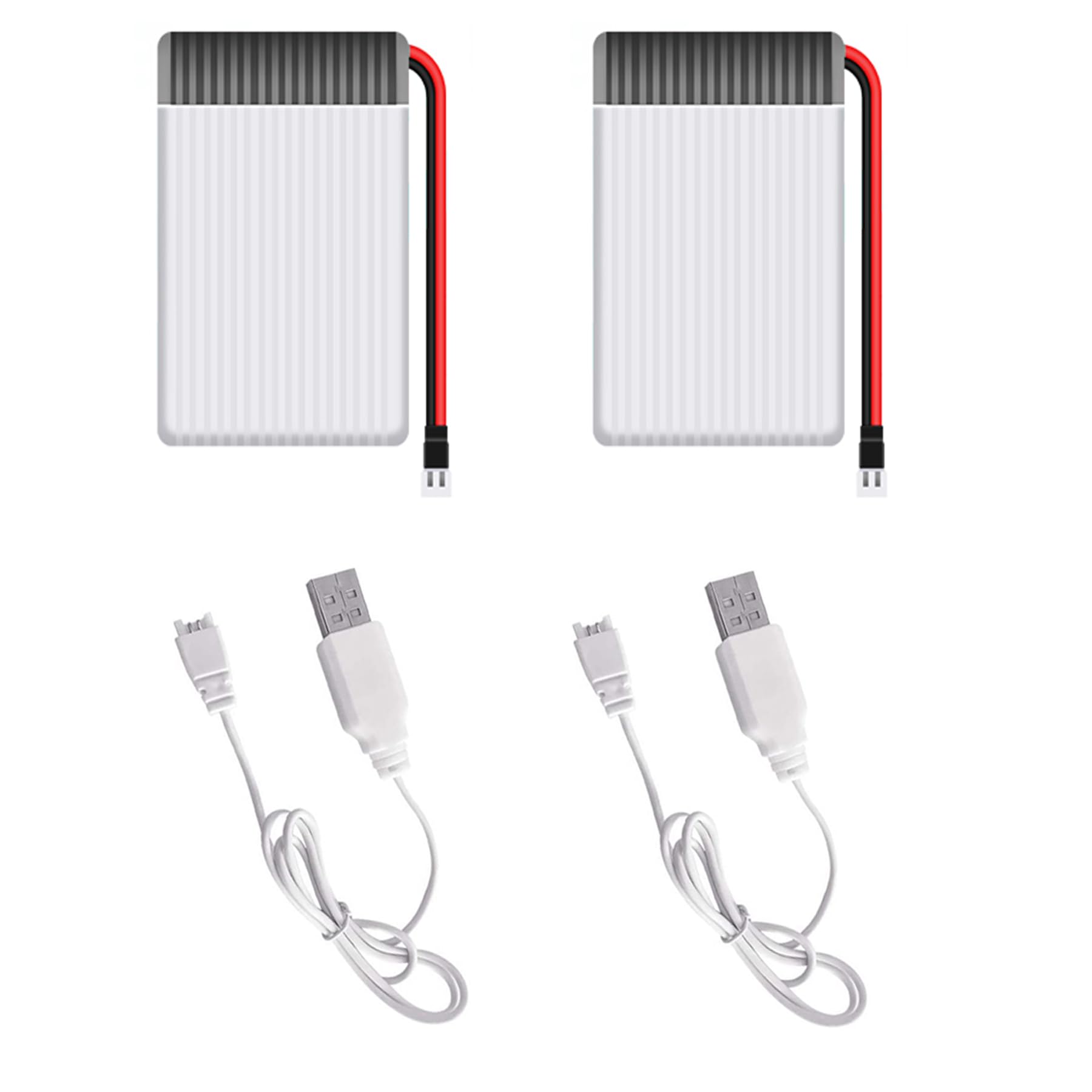 2PCS Akkus und USB Ladegerät für i9C Drohne 2PCS Akkus und USB Ladegerät für i9C Drohne von LEAPRCSTORE