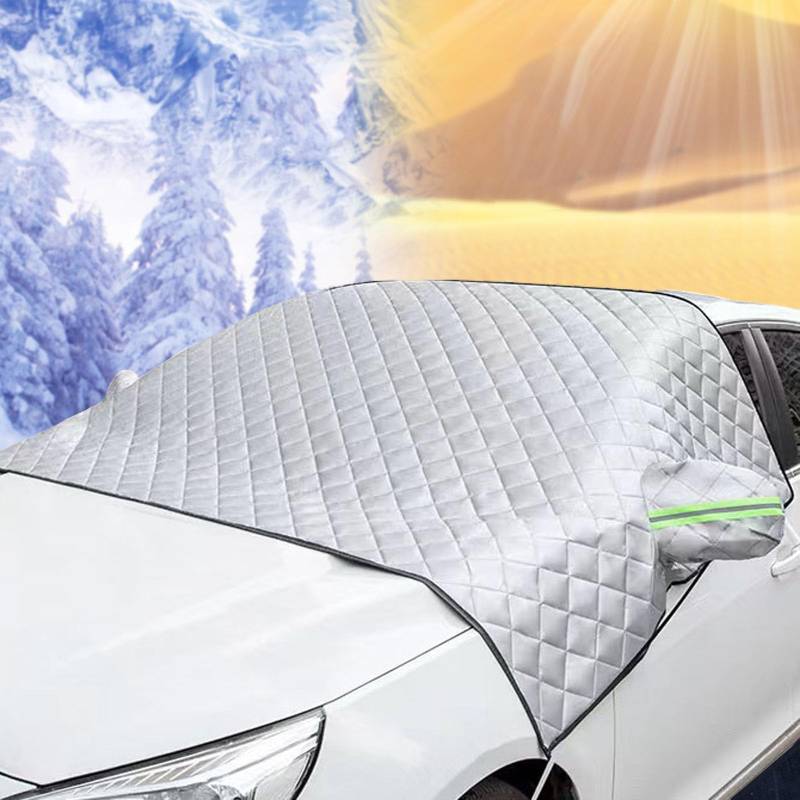 LECREA Frontscheibenabdeckung Winter für Toyota Proace I/Proace II/PROACE Verso 2013-2022, Verdicken Faltbar Auto Windschutzscheibenabdeckung Winter gegen EIS, Frost, Staub Sonne, Auto Zubehör von LECREA