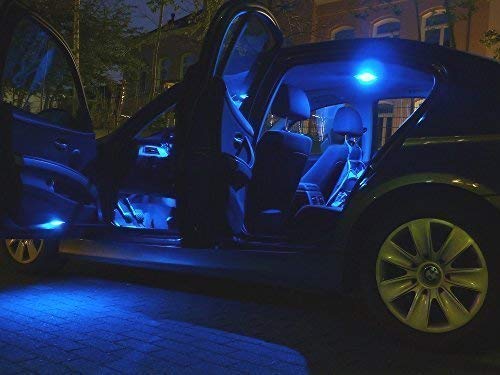 5x Innenraumbeleuchtung Set Lampen blau Auto Beleuchtung Leuchtmittel von Pro!Carpentis