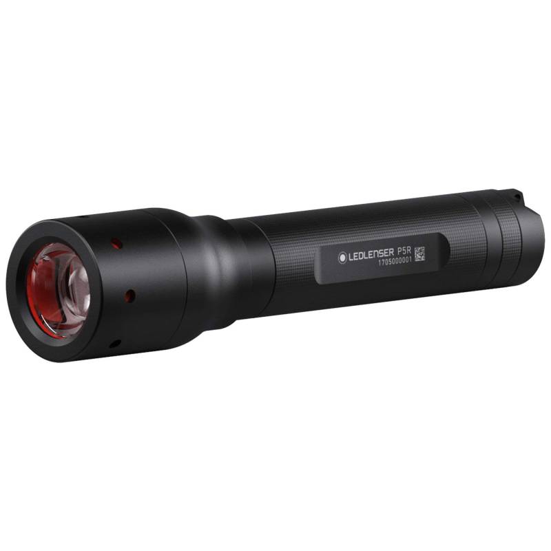 Ledlenser P5R LED Taschenlampe | wiederaufladbare Taschenlampe 420 Lumen | 40m Leuchtweite | bis zu 15h Laufzeit | fokussierbar | Aluminiumgehäuse | Magnetladesystem, IPX4 | Wandhalterung von Ledlenser
