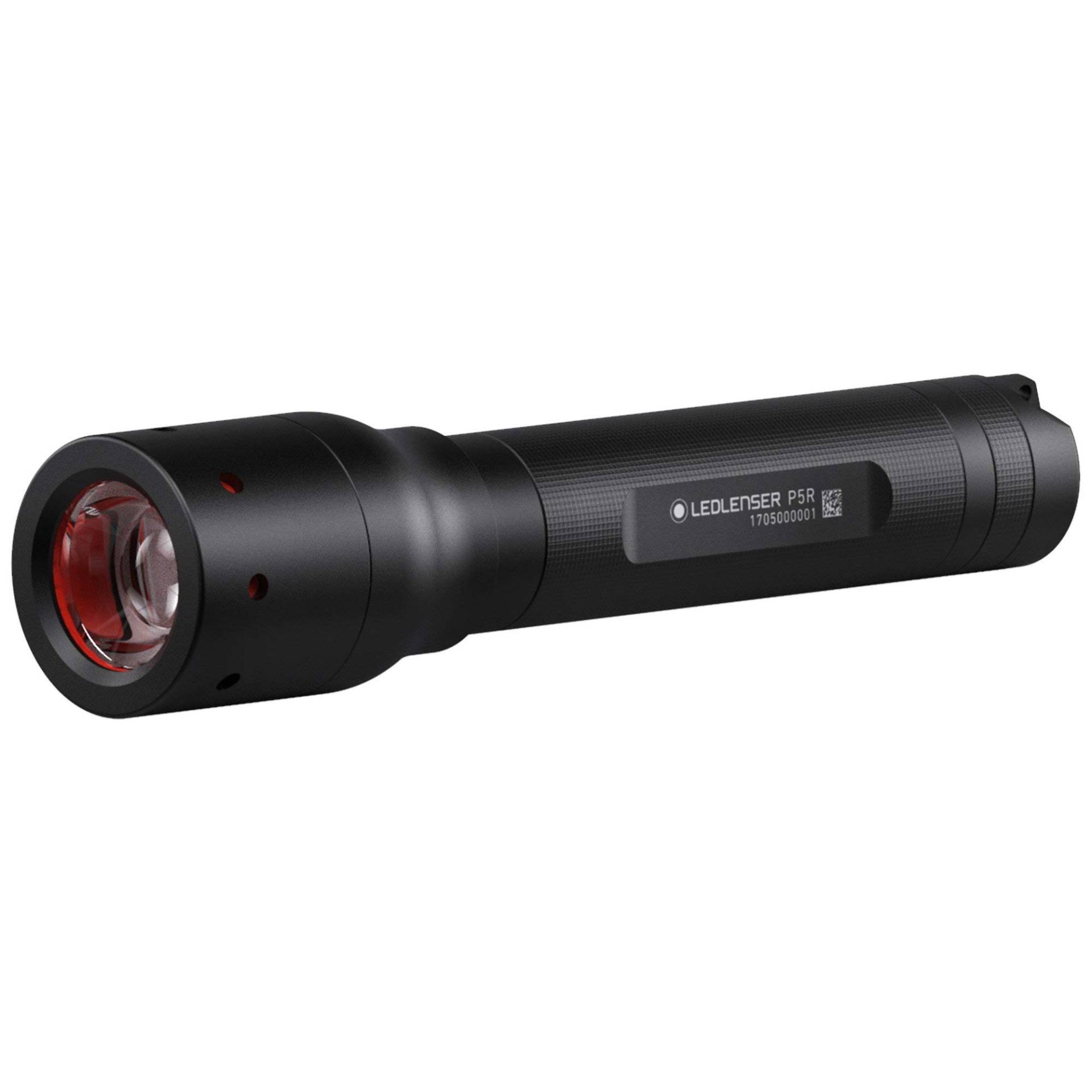 Ledlenser P5R LED Taschenlampe | wiederaufladbare Taschenlampe 420 Lumen | 40m Leuchtweite | bis zu 15h Laufzeit | fokussierbar | Aluminiumgehäuse | Magnetladesystem, IPX4 | Wandhalterung Ledlenser P5R LED Taschenlampe | wiederaufladbare Taschenlampe 420 Lumen | 40m Leuchtweite | bis zu 15h Laufzeit | fokussierbar | Aluminiumgehäuse | Magnetladesystem, IPX4 | Wandhalterung von Ledlenser