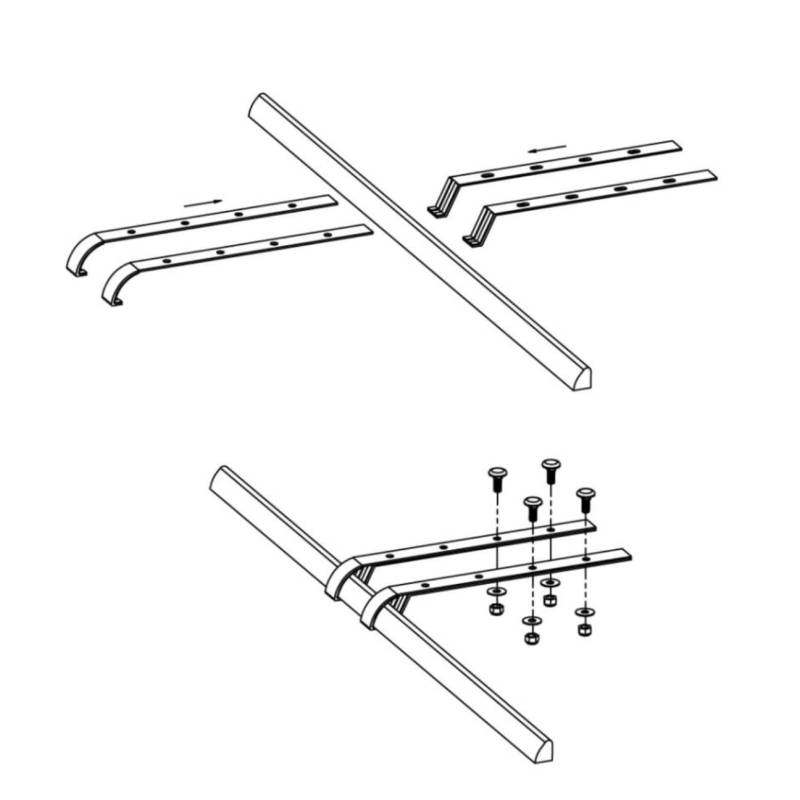 LED-MARTIN Dachreling Montageset FLEX von LED-MARTIN