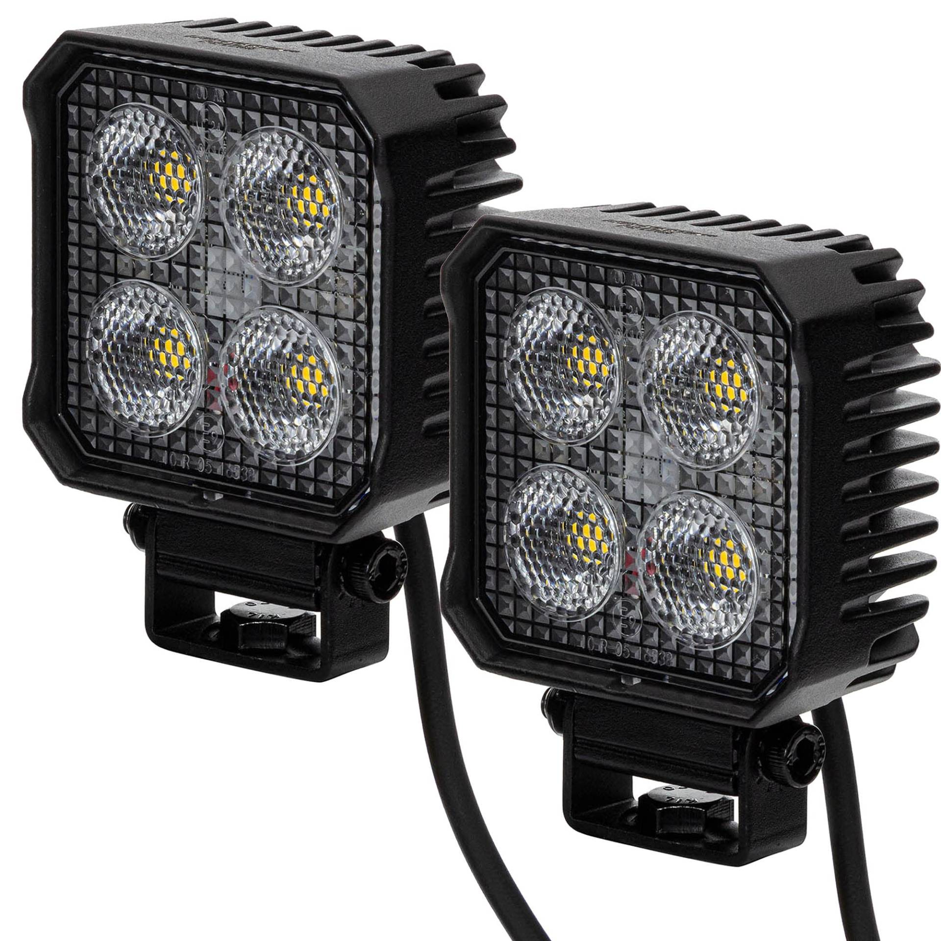 LED-MARTIN® RS1700 - LED-Rückfahrscheinwerfer/Arbeitsscheinwerfer - 1700lm - eckig - 12V/24V - ECE-R23 Typenprüfung - 100% zulässig (2) von LED-MARTIN