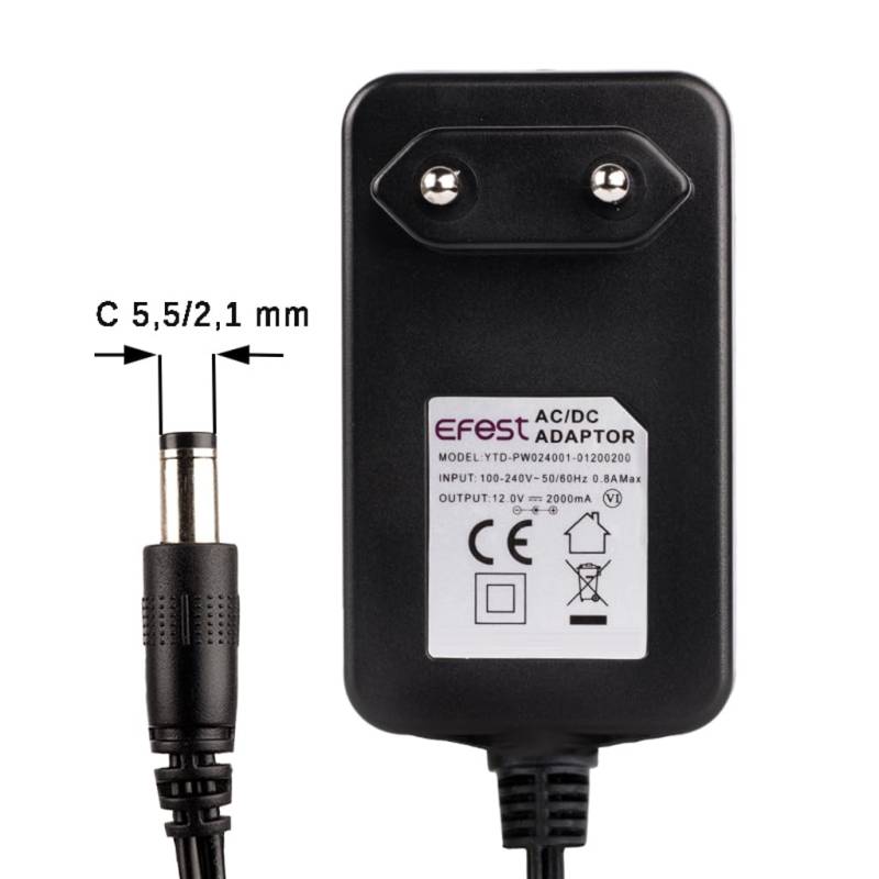 LED-MARTIN Netzteil 12V/ 1A mit DC Stecker 5,5 mm x 2,1 mm von LED-MARTIN