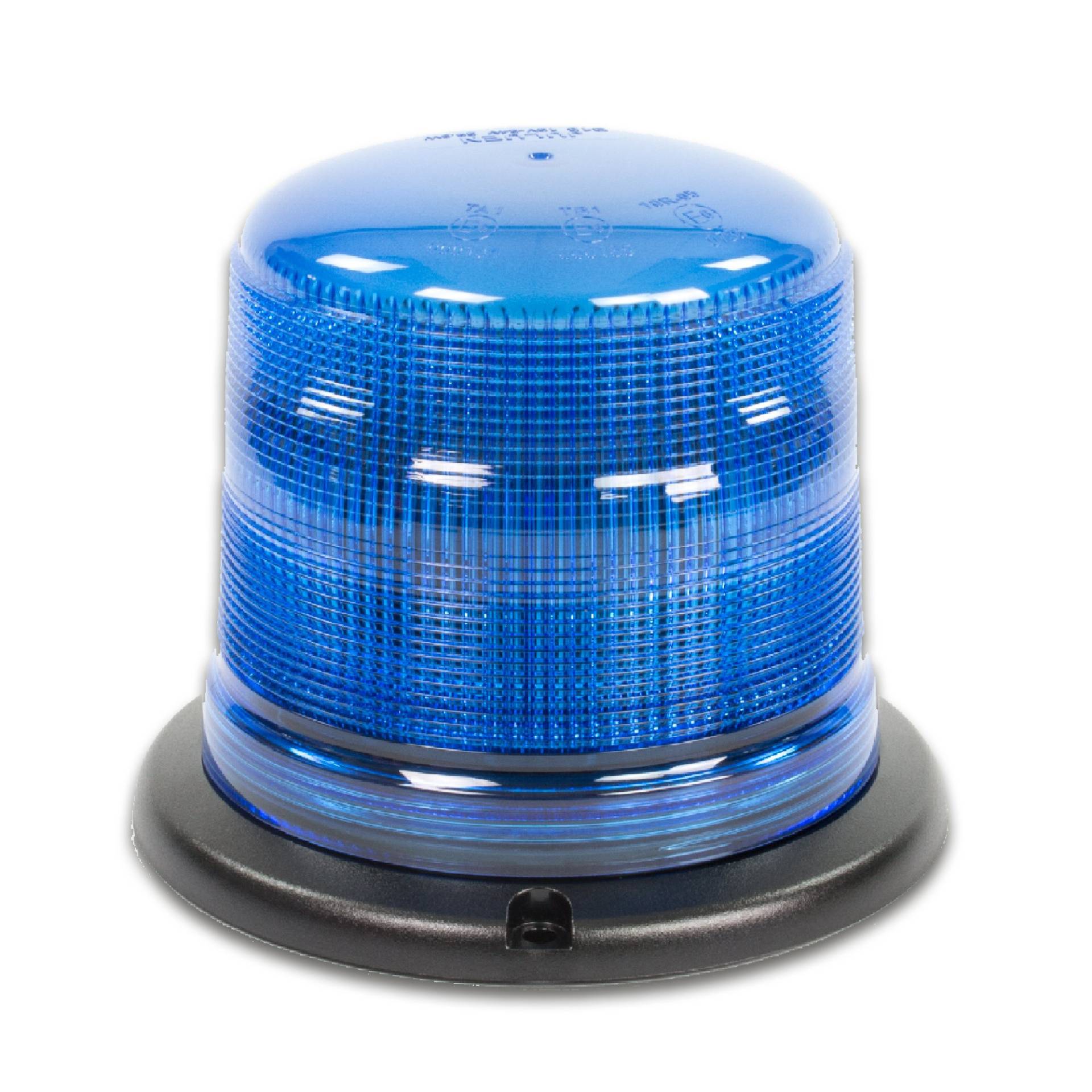 LED-MARTIN Rundumleuchte Sesto - 11 Blitzmuster - blau - 3-Punkt - 12V 24V. Professionelle Kennleuchte, Warnleuchte, Blitzleuchte für den Einsatz im Straßenverkehr. von LED-MARTIN