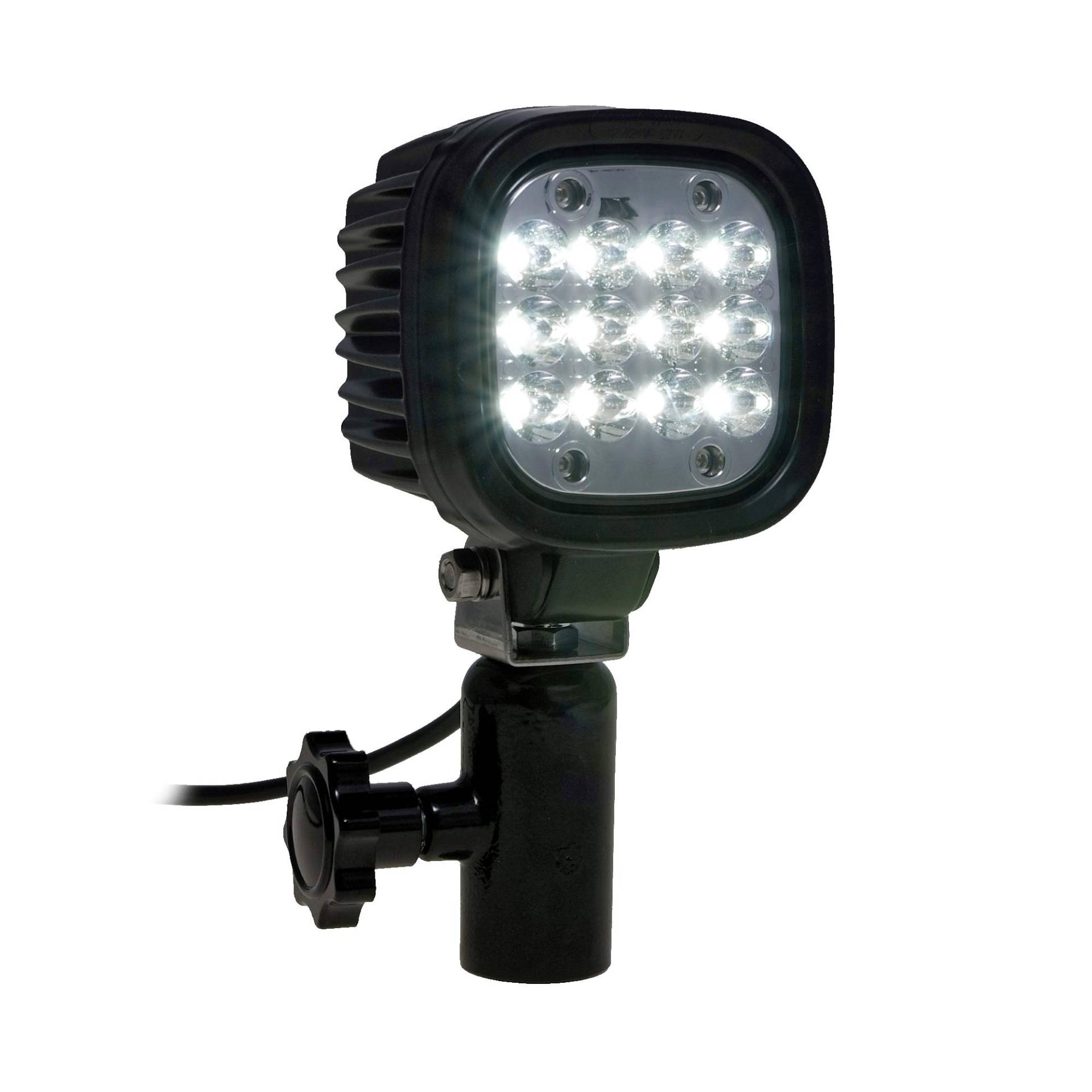 LED-MARTIN Suchscheinwerfer 62W mit DIN Halter für DIN14640 Aufnahme von LED-MARTIN