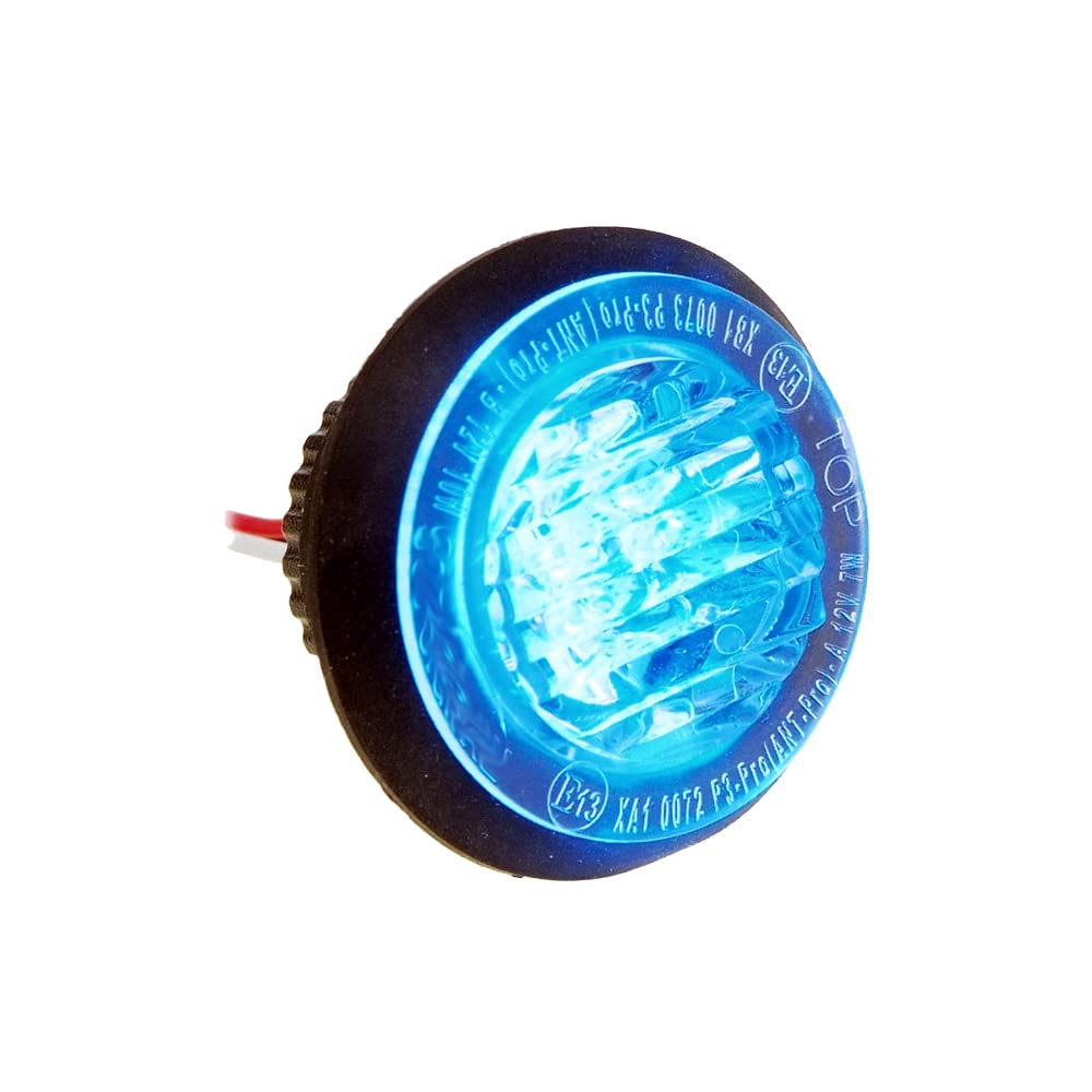 Xpro3 Blitzmodul - ECE R65- blau - versenkbar - rund von LED-MARTIN
