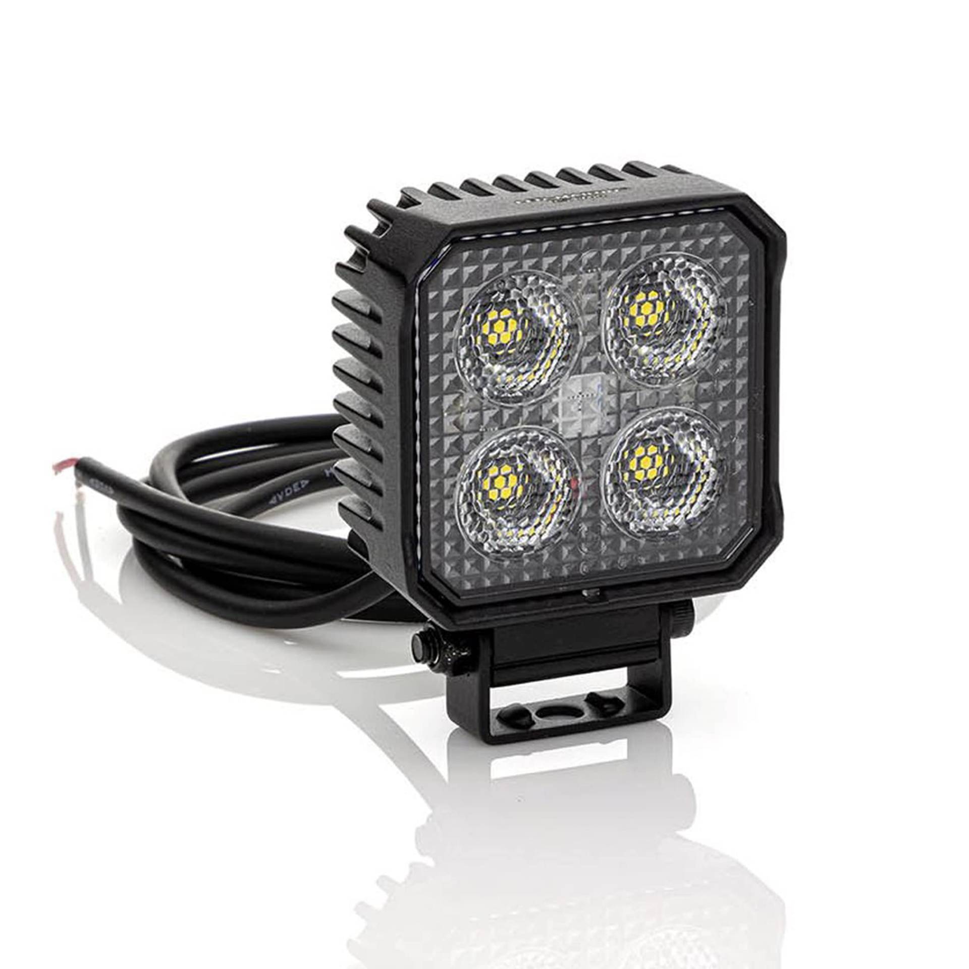 LED-MARTIN® RS1700 - LED-Rückfahrscheinwerfer/Arbeitsscheinwerfer - 1700lm - eckig - 12V/24V - für alle Typen - schwarz von LED-MARTIN