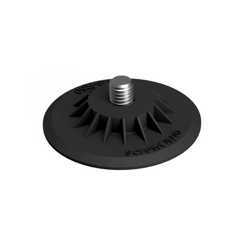 LED-MARTIN screwON® Klebehalter M8-R50 von LED-MARTIN