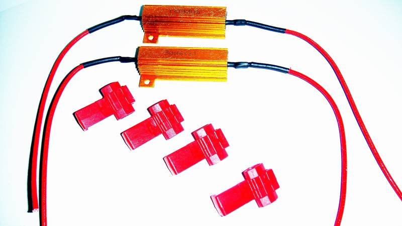 LED-Mafia 2 Universal Widerstände Lastwiderstand 50 Watt 6 Ohm Check 12 Volt Blinker von LED-Mafia
