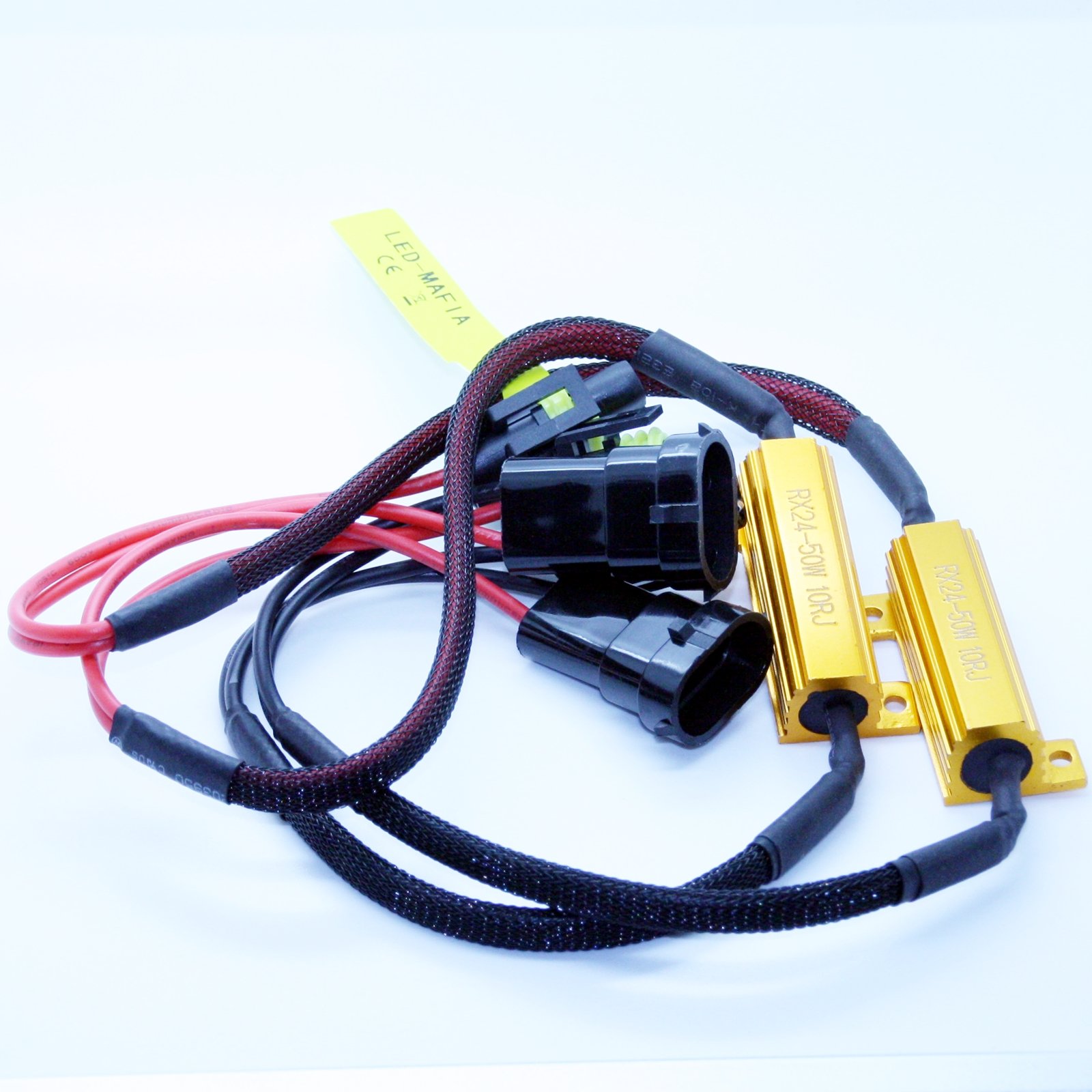 2x H8 / H11 Lastwiderstände 50 Watt 10 Ohm LED Widerstand Widerstände keine Fehlermeldung 2x H8 / H11 Lastwiderstände 50 Watt 10 Ohm LED Widerstand Widerstände keine Fehlermeldung von LED-Mafia