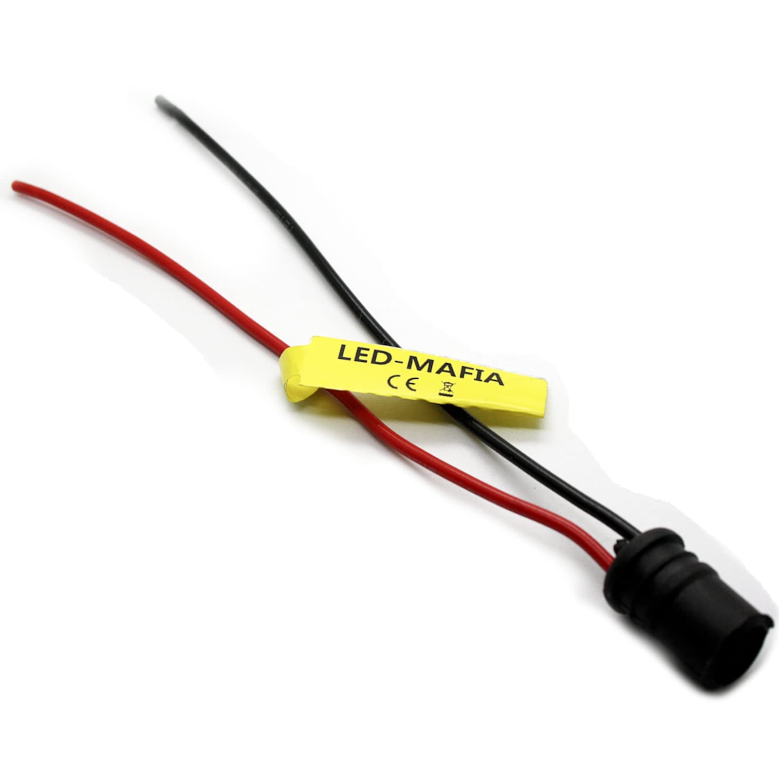 LED-Mafia 1X T10 W5W W1,2W Standlicht Fassung Stecksockel Sockel Lampenfassung Soffitten (T10) von LED-Mafia