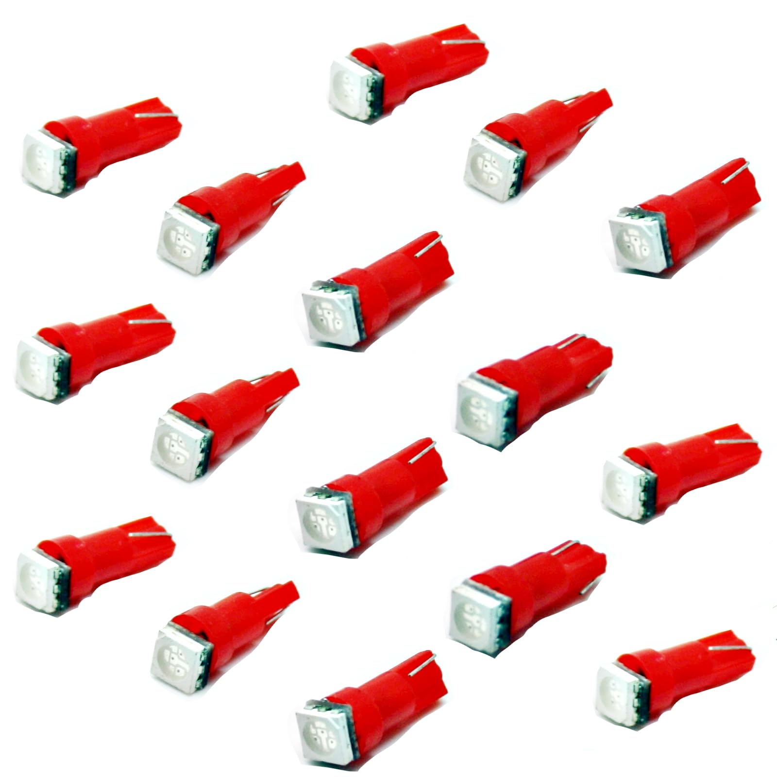 LED-Mafia 16x Trittbrettstufenbeleuchtung - Trittbrettbeleuchtung Trittbrett Trittstufe Halo (rot) von LED-Mafia