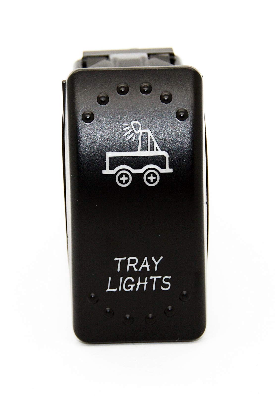 LED-Mafia Arbeitsscheinwerfer hinten Heck hintere Beleuchtung - Tray Lights JJ21 - Symbol Kippschalter Wippschalter Schalter Auto Boot KFZ LKW Licht 12V 24V von LED-Mafia