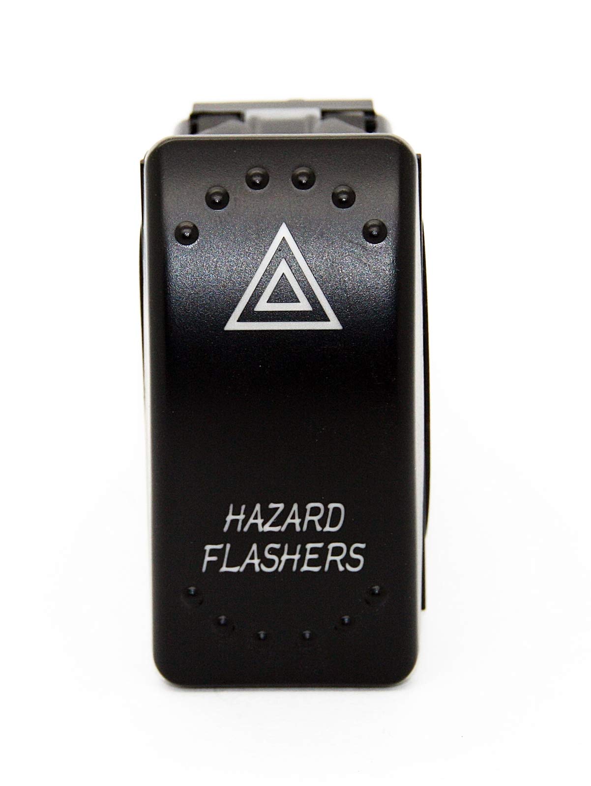 LED-Mafia Blinker Warnblinklicht Warnblinker - Hazard Flashers JJ67 - Symbol Kippschalter Wippschalter Schalter Auto Boot KFZ LKW Licht 12V 24V von LED-Mafia