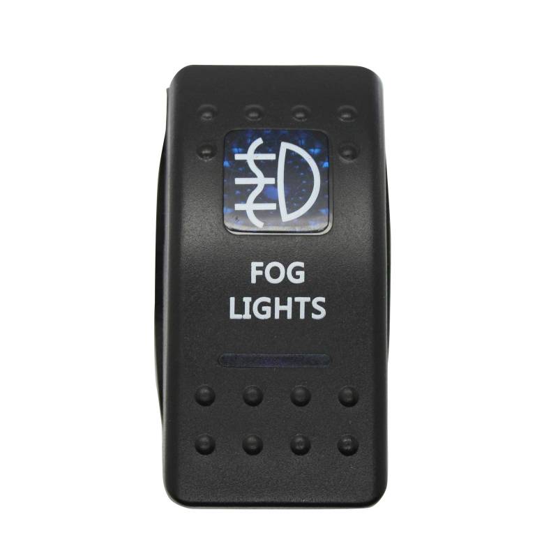 LED-Mafia Nebellicht Nebler Nebelleuchte - Fog Lights.- Symbol Kippschalter Wippschalter Schalter Auto Boot KFZ LKW Licht 12V 24V von LED-Mafia