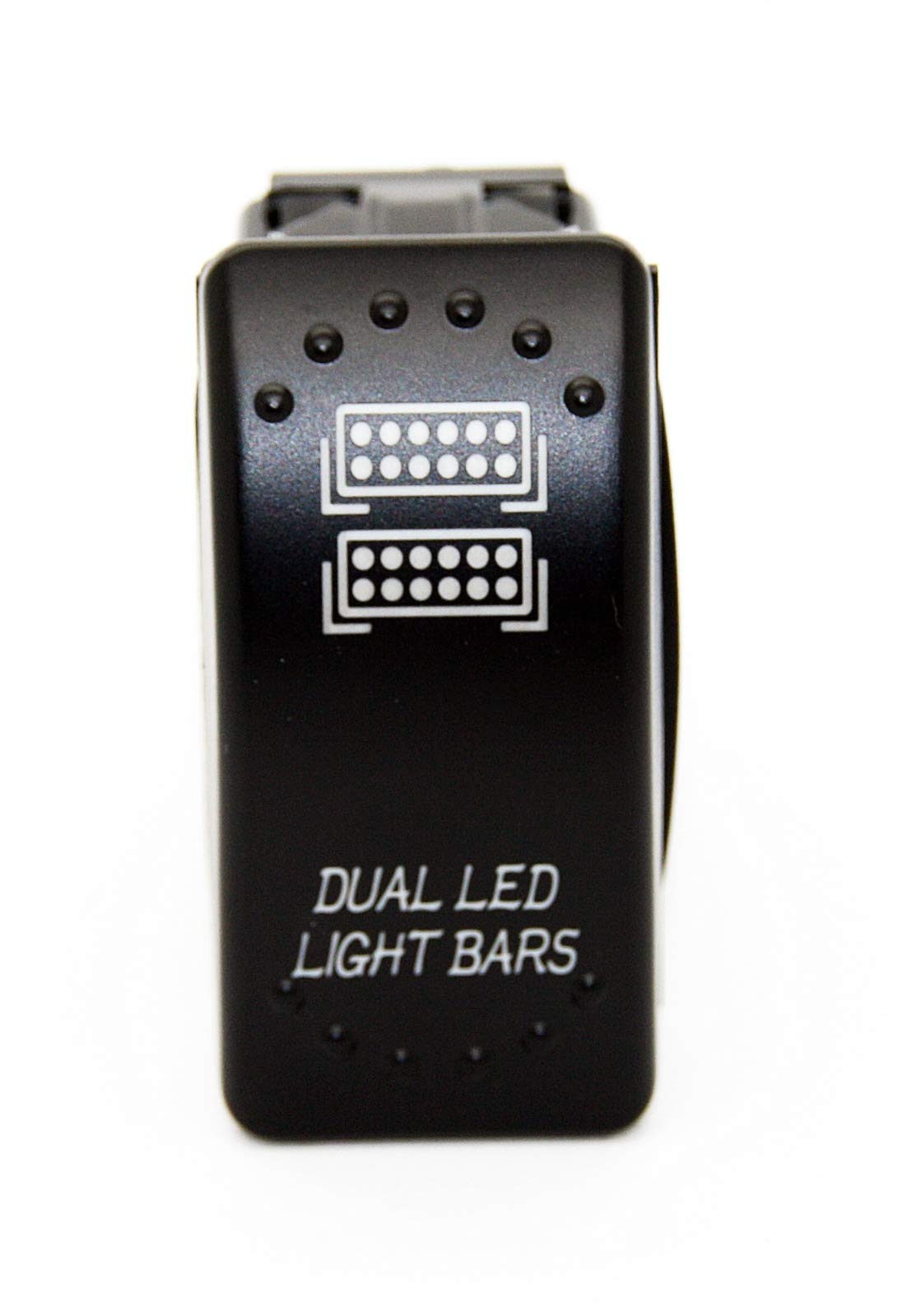 Zusatz Light Bar- Dual Led Light Bars JJ35 - Symbol Kippschalter Wippschalter Schalter Auto Boot KFZ LKW Licht 12V 24V von LED-Mafia