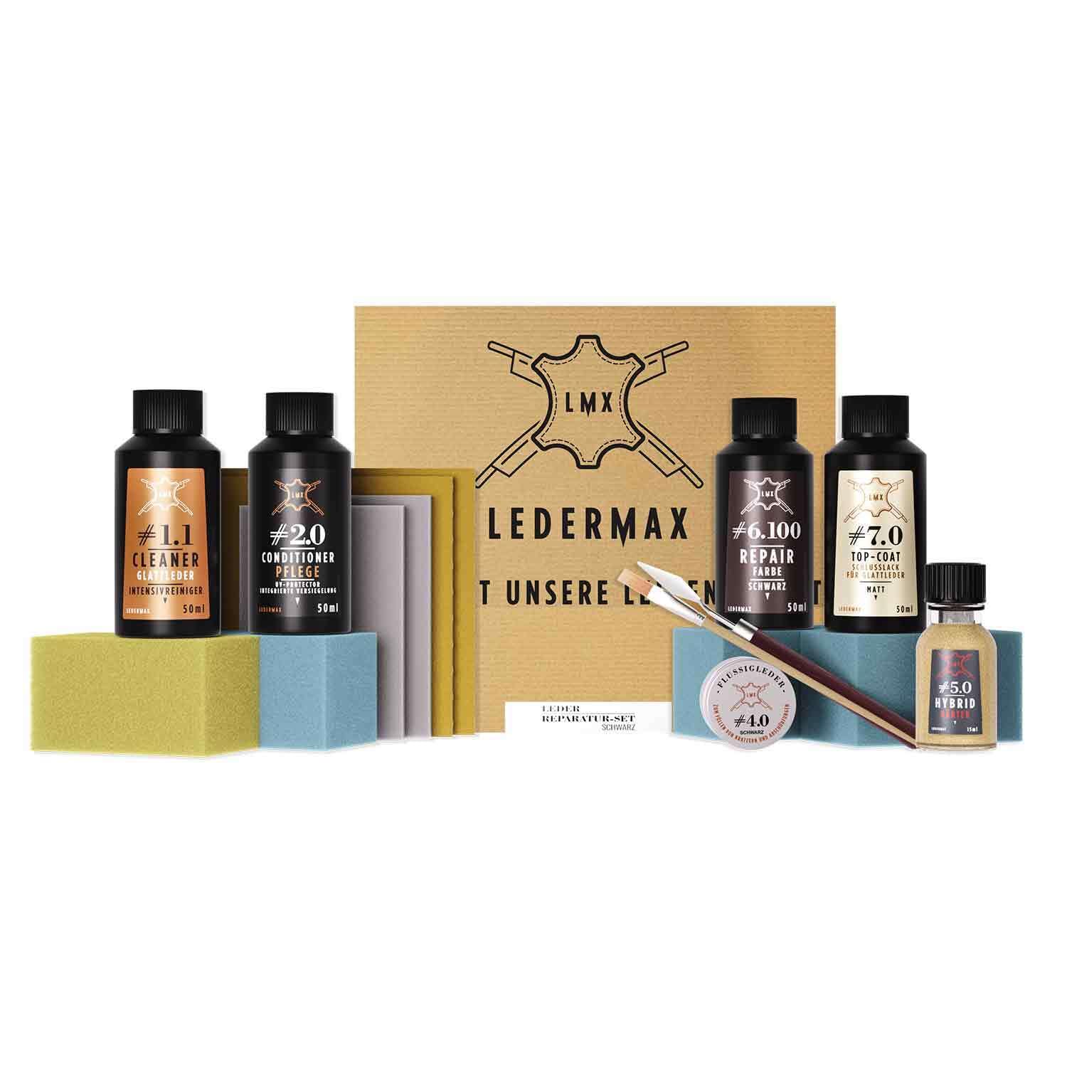 LMX Ledermax Leder Reparaturset Lenkrad & Sitzwange Schwarz LMX Ledermax Leder Reparaturset Lenkrad & Sitzwange Schwarz von Ledermax