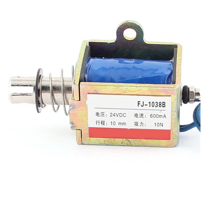 Electronic starter FJ-1038 Push Pull Type DC DIY Electromagnet Magnets Solenoid 10mm 10N DC 24V 0.6A von LEDVXFSVY
