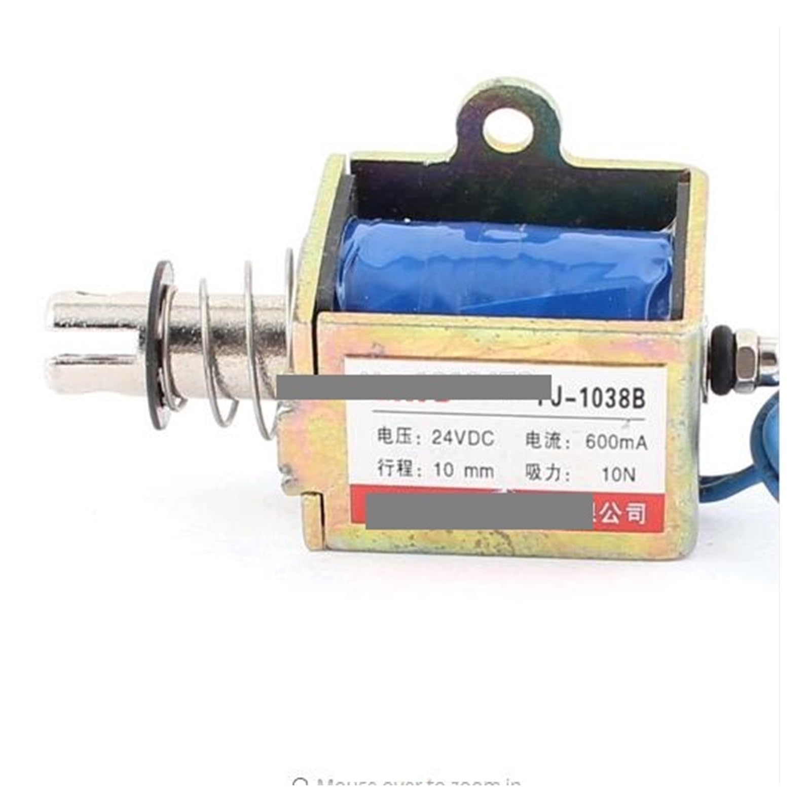 Electronic starter FJ-1038 Push Pull Type DIY DC Electromagnet Magnet Solenoid 10mm 10N DC 24V 0.6A Electronic starter FJ-1038 Push Pull Type DIY DC Electromagnet Magnet Solenoid 10mm 10N DC 24V 0.6A von LEDVXFSVY