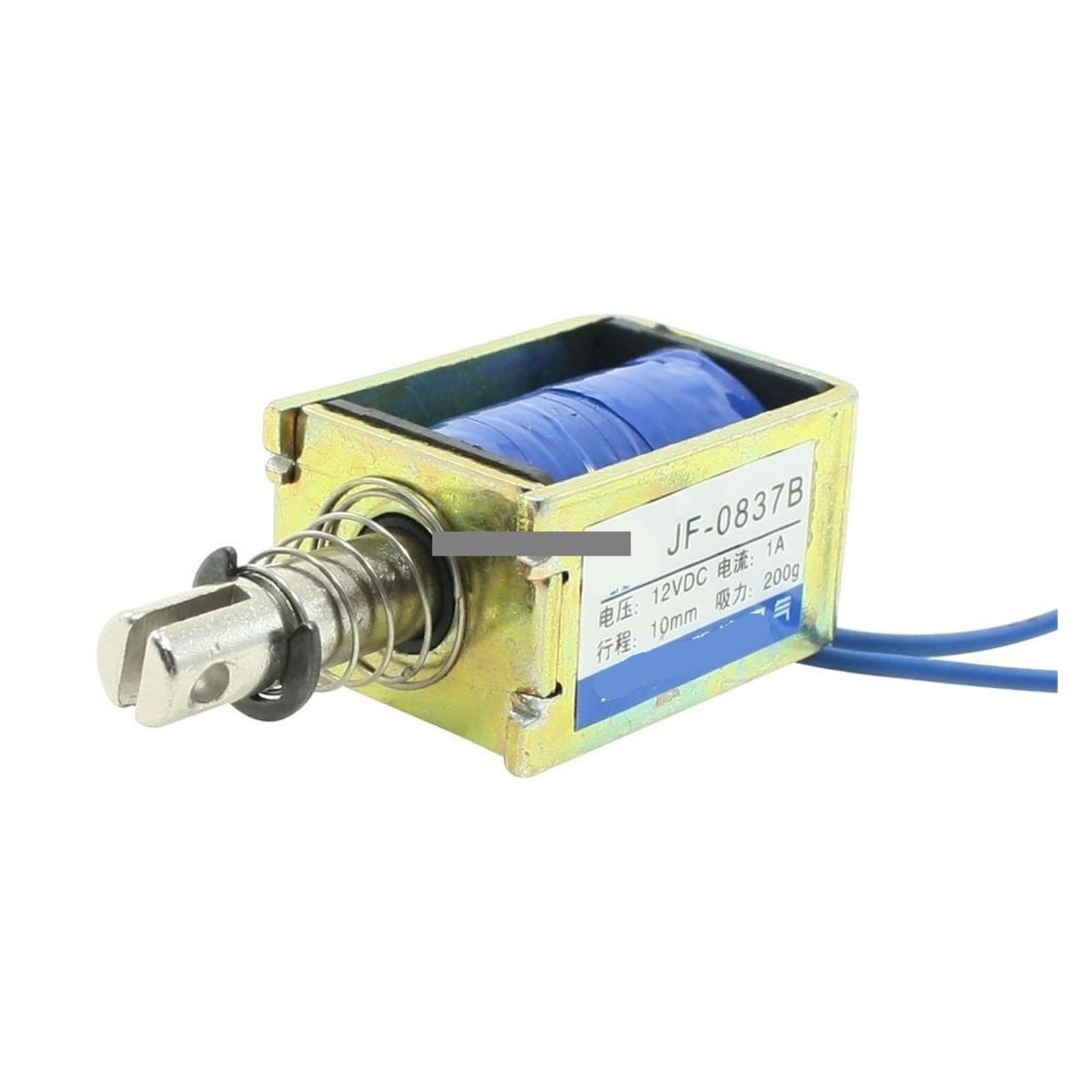 Electronic starter JF-0837B DC 12V 1A Push Pull Type Open Frame Wet Valve Electromagnetic Solenoid 10mm 2N 0.4LB Electronic starter JF-0837B DC 12V 1A Push Pull Type Open Frame Wet Valve Electromagnetic Solenoid 10mm 2N 0.4LB von LEDVXFSVY