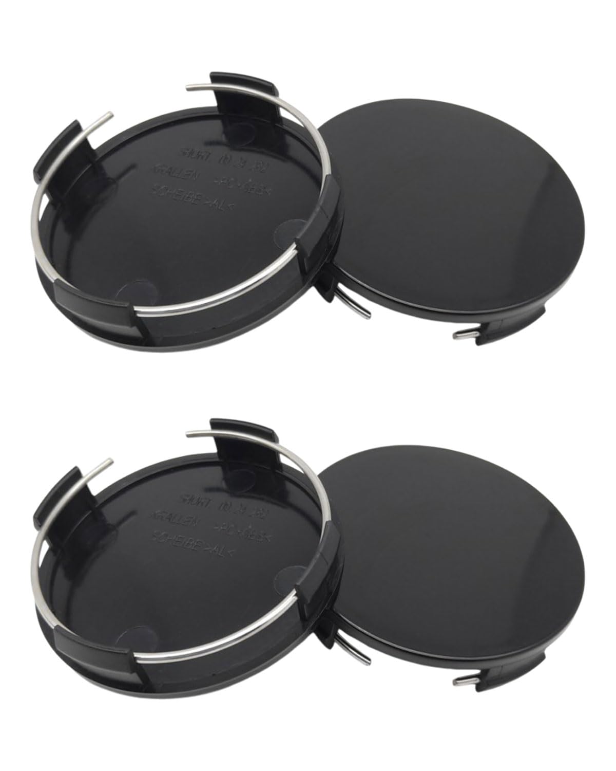 LEEQ 4 Stück Radnabenkappen Nabendeckel OD 65mm ID 60mm Radnabenabdeckung Nabenkappen Radnabendeckel Felgendeckel Felgenkappen, Schwarz LEEQ 4 Stück Radnabenkappen Nabendeckel OD 65mm ID 60mm Radnabenabdeckung Nabenkappen Radnabendeckel Felgendeckel Felgenkappen, Schwarz von LEEQ