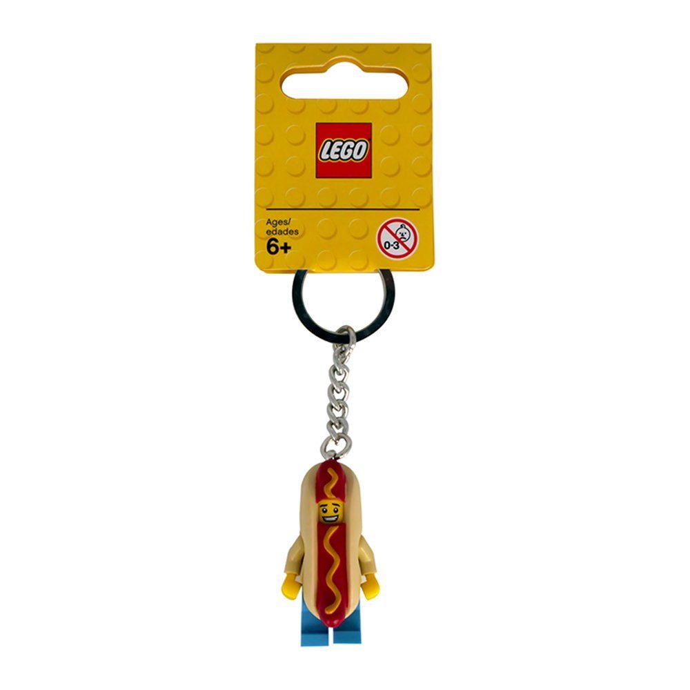 LEGO 853571 - City Mann im Hot-Dog-Kostüm Schlüsselanhänger von LEGO