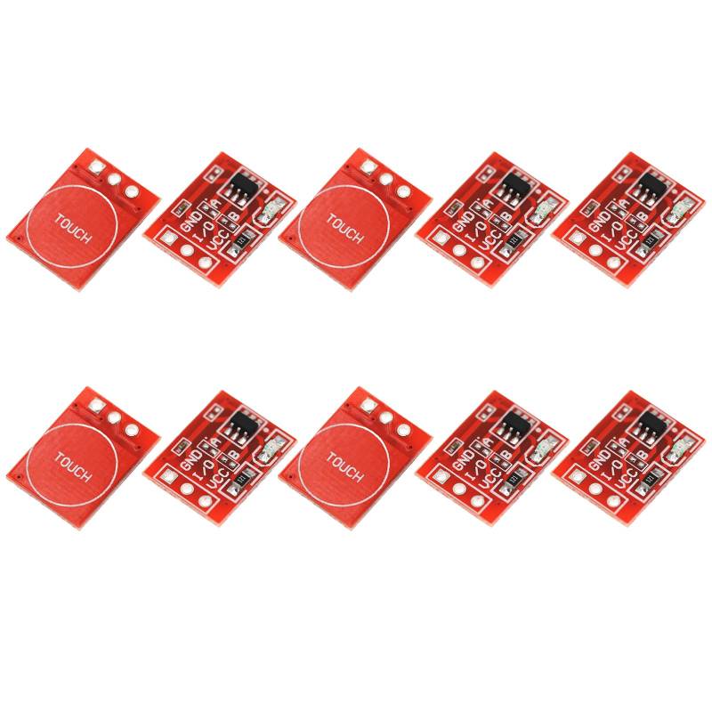 10pcs TTP223 Kapazitiver Schalttastmodul Mit Selbstverschluss Und Momentanischen Für Elektronikgeräte von LEIDJGUN